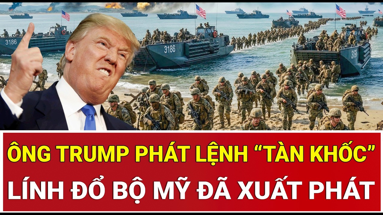 Lính đổ bộ Mỹ đã xuất phát, ông Trump phát lệnh “tàn khốc”, toàn bộ Iran “nín thở”