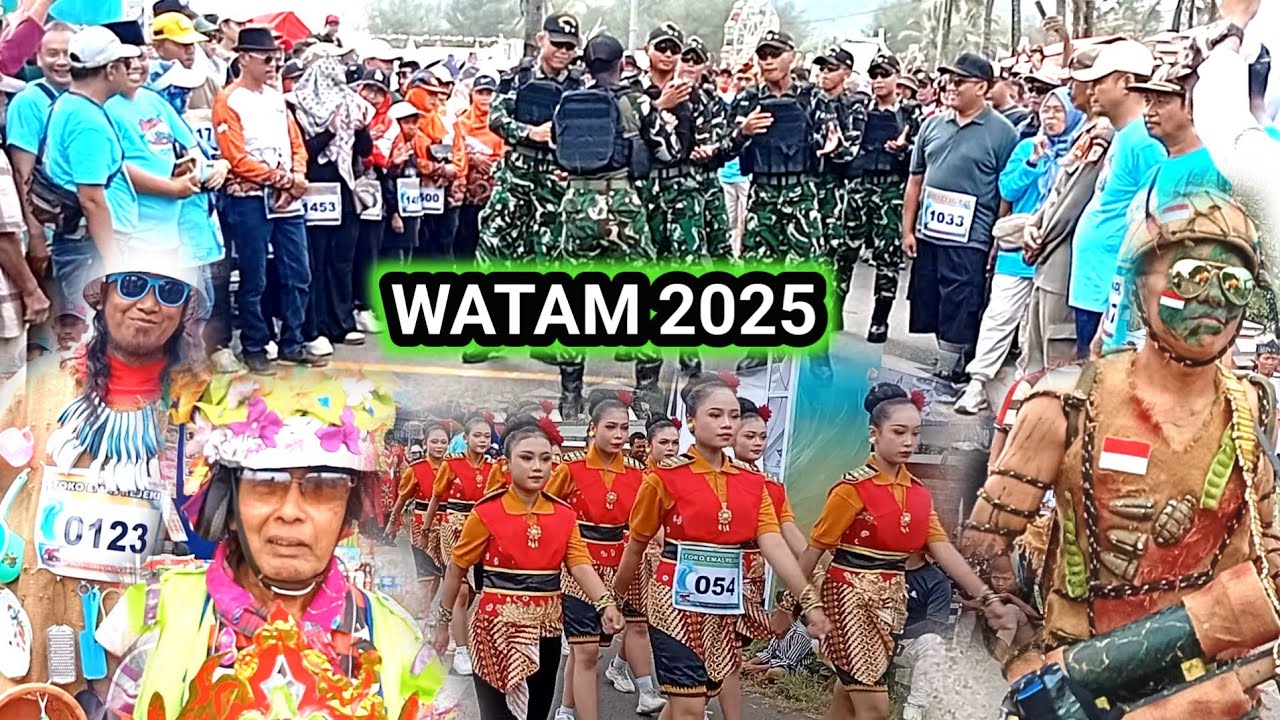 Gerak Jalan Tradisional Watam 2025 Ambulu –  Warga Tumpah Ruah Sepanjang Rute - tembus 5000 peserta