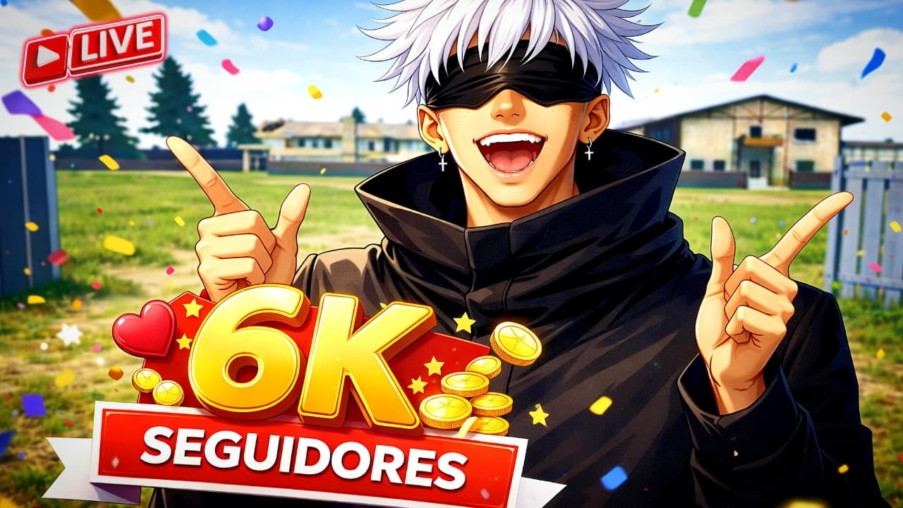 🔥6K DE INSCRITOS HOJE?🔥RKZIN GAMER ON🔥FREE FIRE🔥🔴AOVIVO