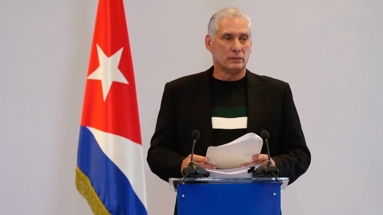 El presidente de Cuba, Puesto a Dedo, Díaz-Canel sale a comerse a mentiras al pueblo cubano