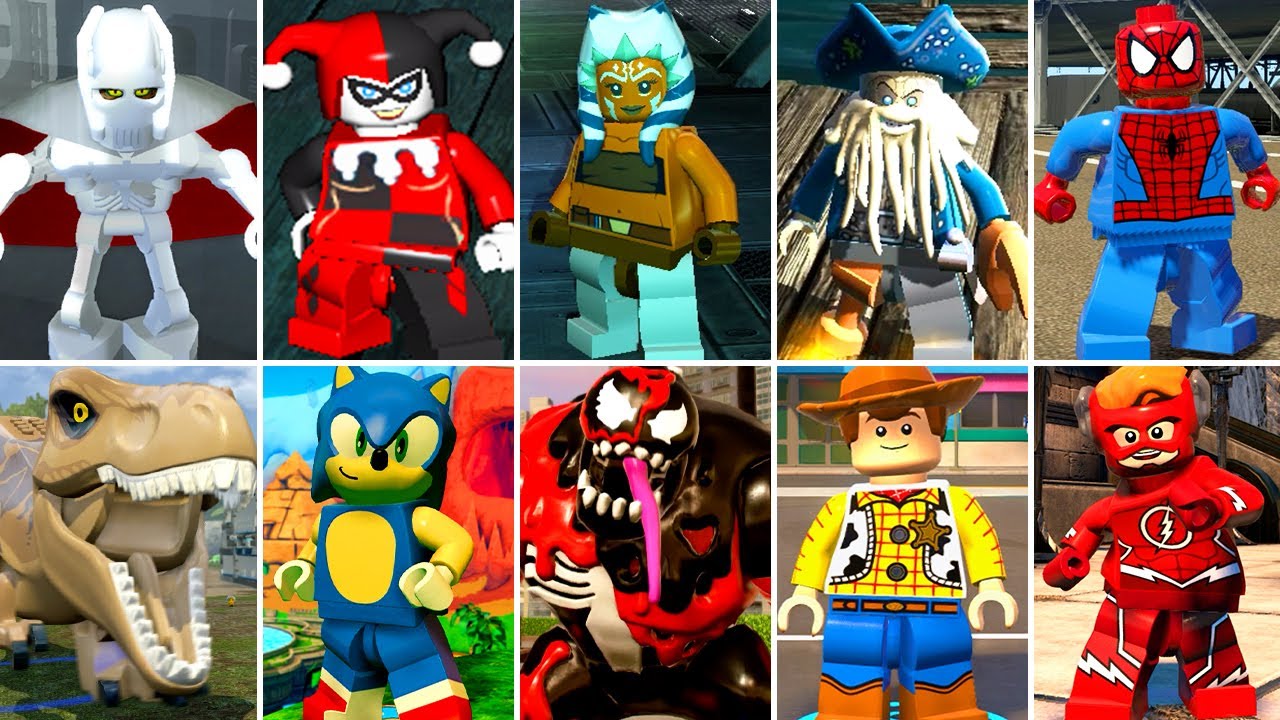 Мои любимые персонажи в видеоиграх LEGO