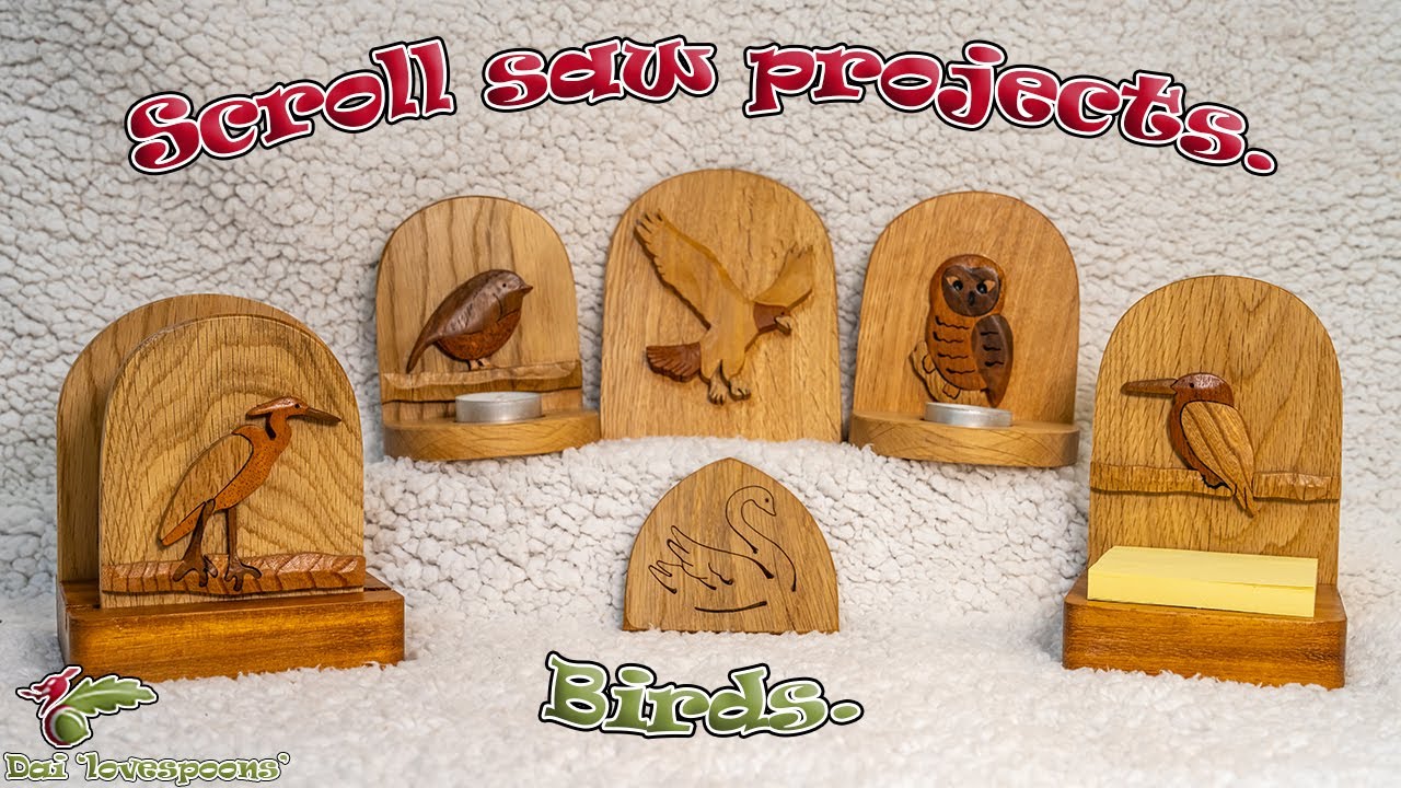 Scroll saw projects. Birds.
