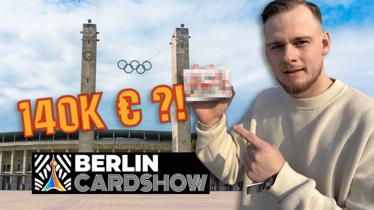 140.000€ für eine Karte ?! 😱 Berlin Cardshow 2025 [Pokemon, UFC, uvm.]