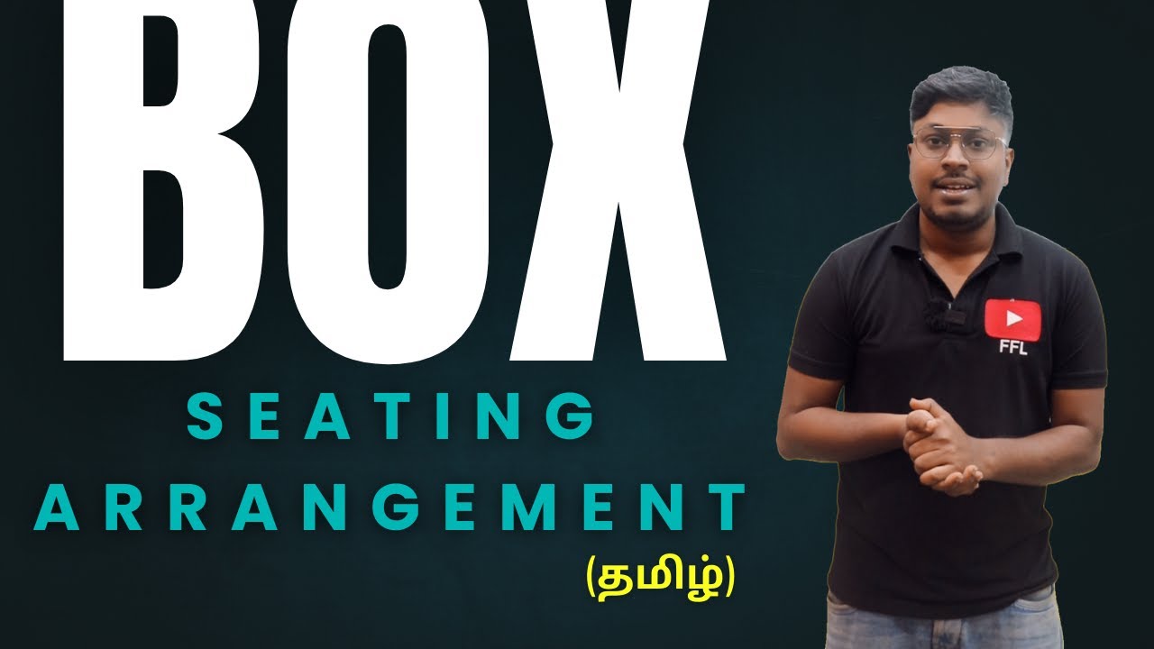 Box Arrangements _ தமிழ் (Seating Arrangement Puzzle) || Bank,SSC and Railway.etc