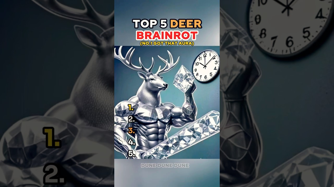 Ranking Top 5 Deer Brainrot Animals Family🦌