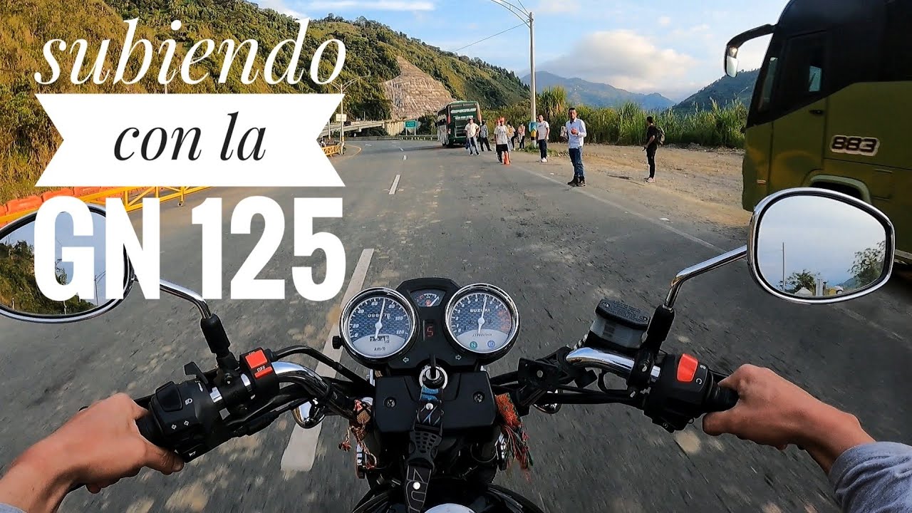 suzuki gn 125 2022  por la vía santa fe de antioquia a medellin || túnel de occidente