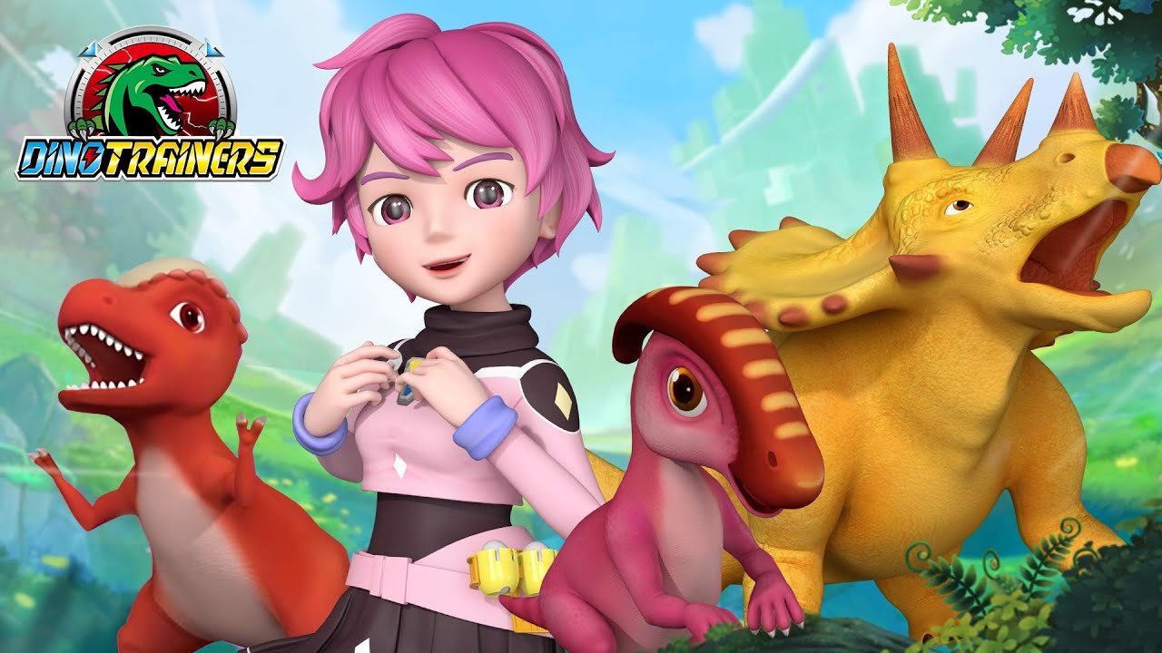 🦖DinoTrainers | Best Dino Training w/ Carol & Triceratops, Pachycephalosaurus, Parasaurolophus |Kids