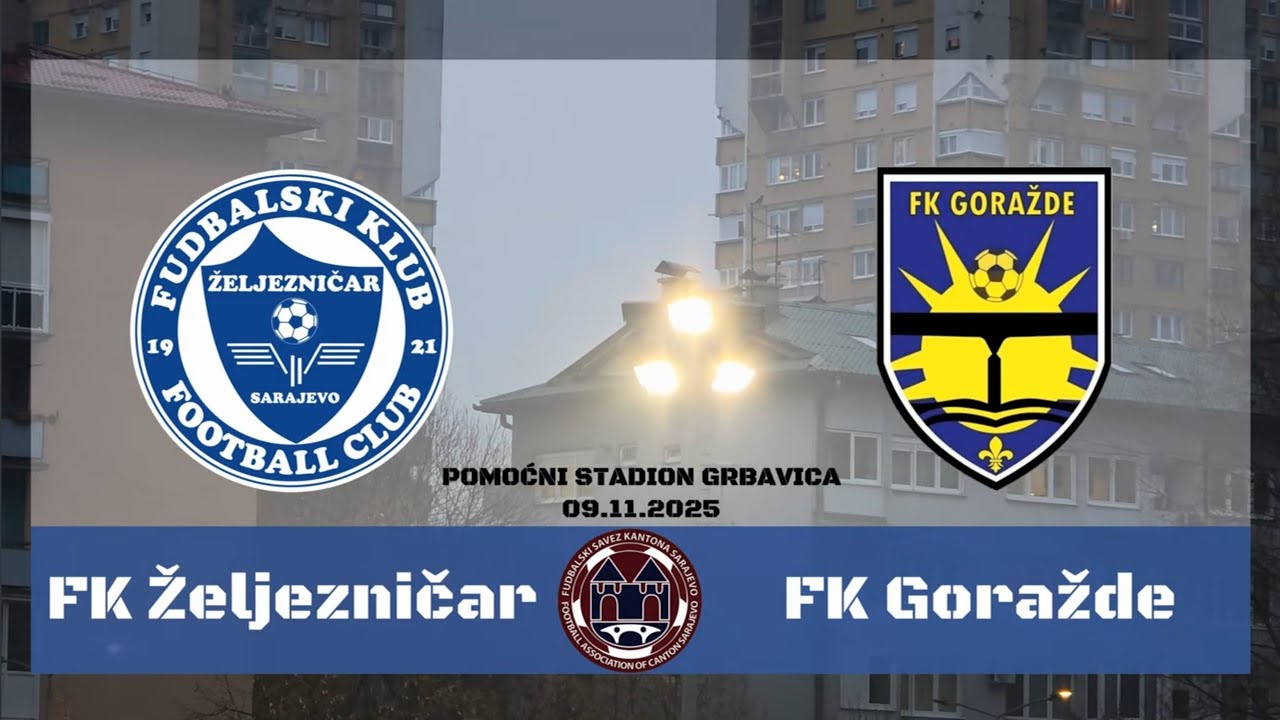 FK Željezničar - FK Goražde (Omladinska liga Kantona Sarajevo, 9. kolo)