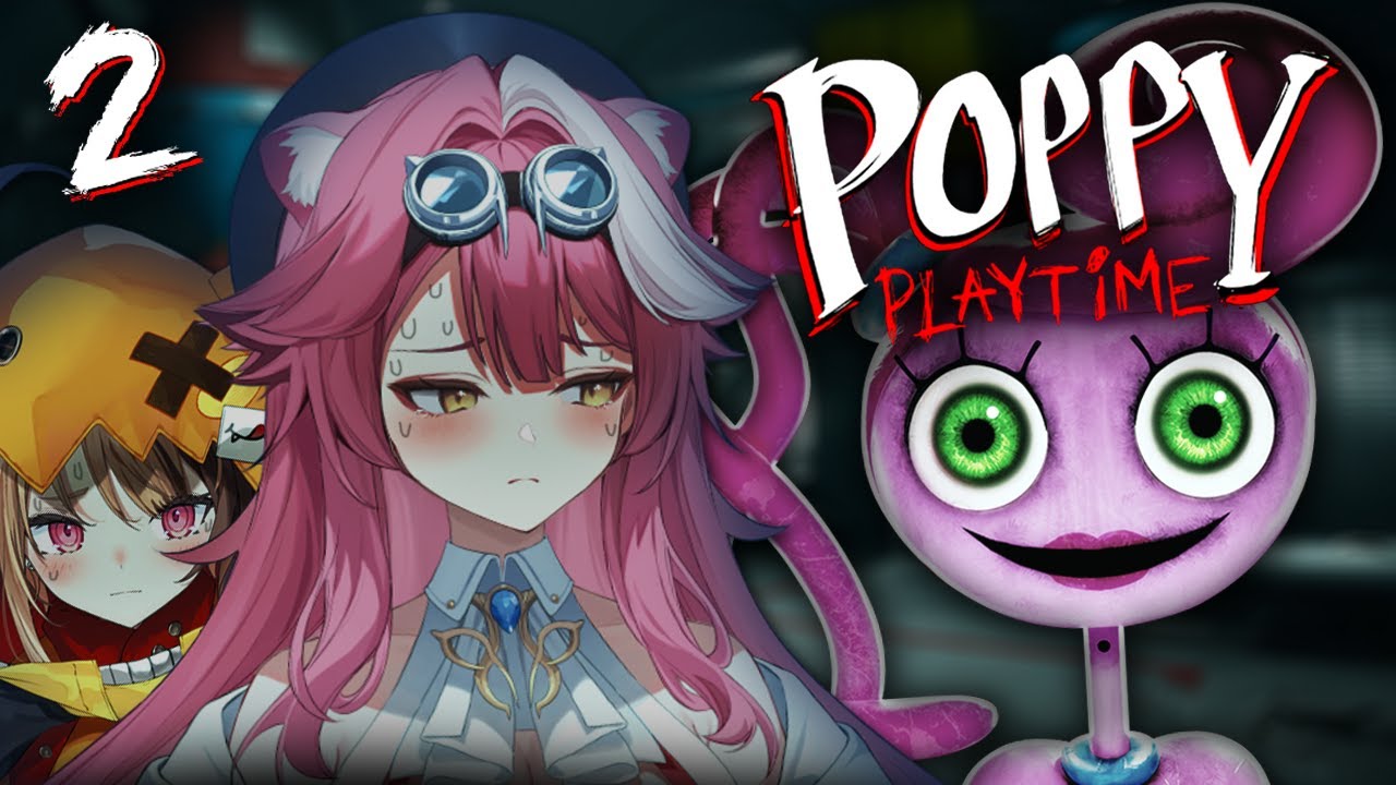 【POPPY PLAYTIME: Chapter 2】my beautiful @holoen_gigimurin will save me from scary plushies!!! #RPGG