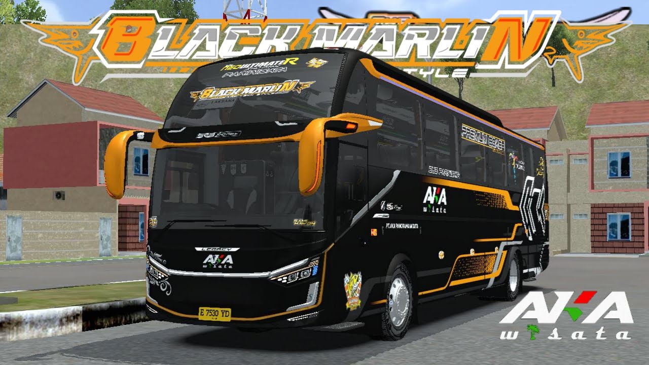 Mod Legacy sr3 hd Prime, livery Aka wisata black marlin