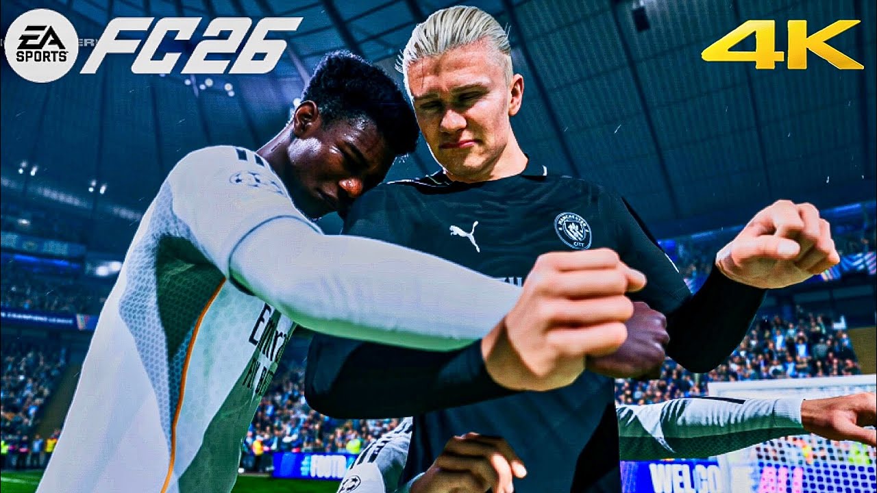 FC 26-Manchester City Vs Real Madrid -Champions League Ft. Mbappe, Arda Guler, Haaland | PS5™ [4K60]