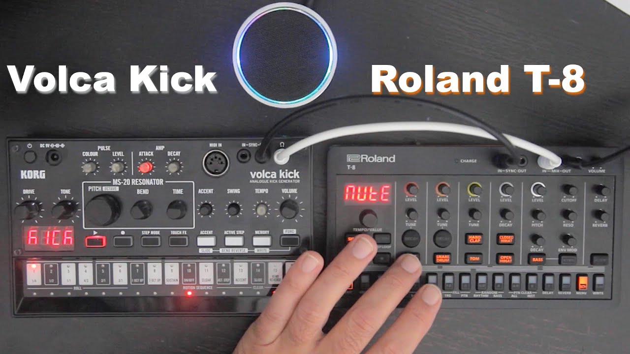Volca Kick & Roland T 8 - Jam