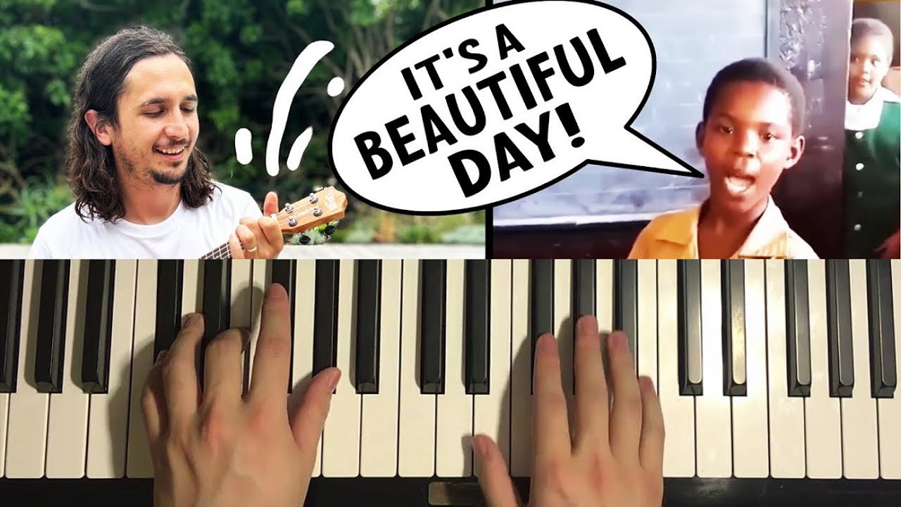 The Kiffness x Rushawn - It's a Beautiful Day (Piano Tutorial Lesson)