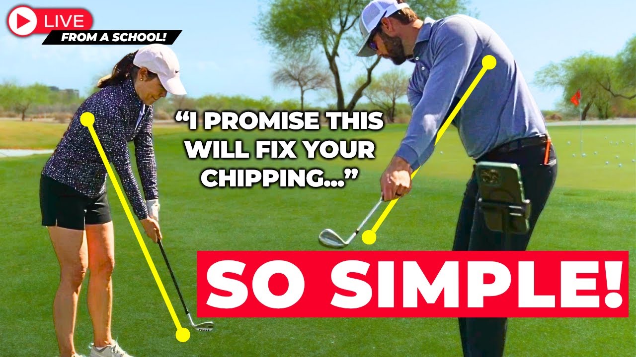 The Simple Chipping Lesson Every Golfer NEEDS! (Blake Cannon @ Milo Lines Golf School)