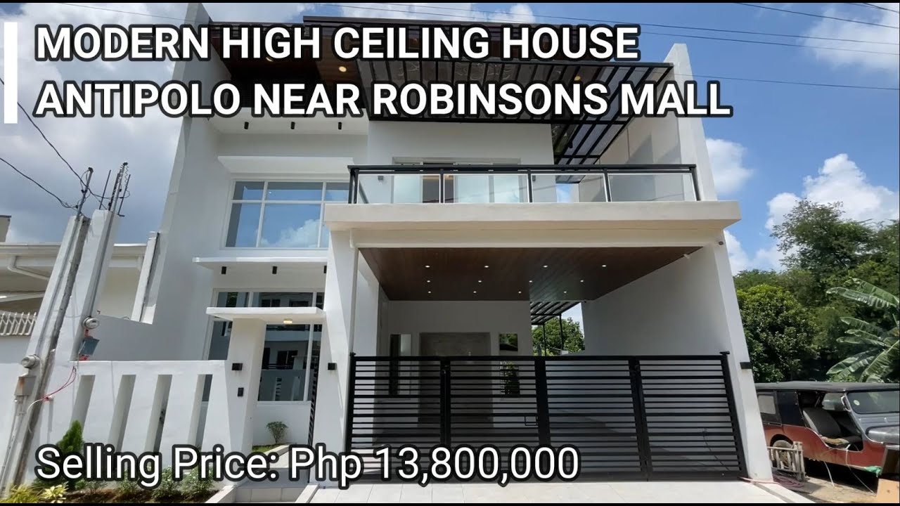 Brand New Modern House and Lot with High Ceiling in Kingsville, Antipolo City near Robinsons Mall
