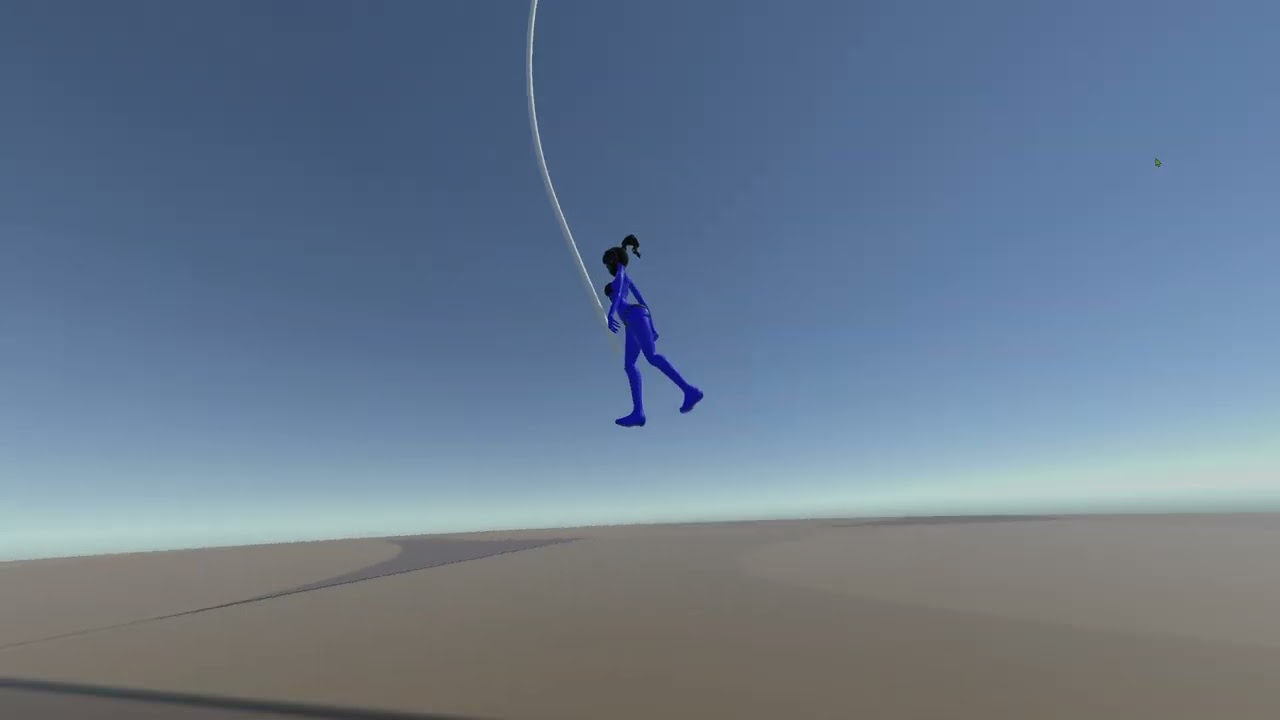 Climbable swing rope unity part 2