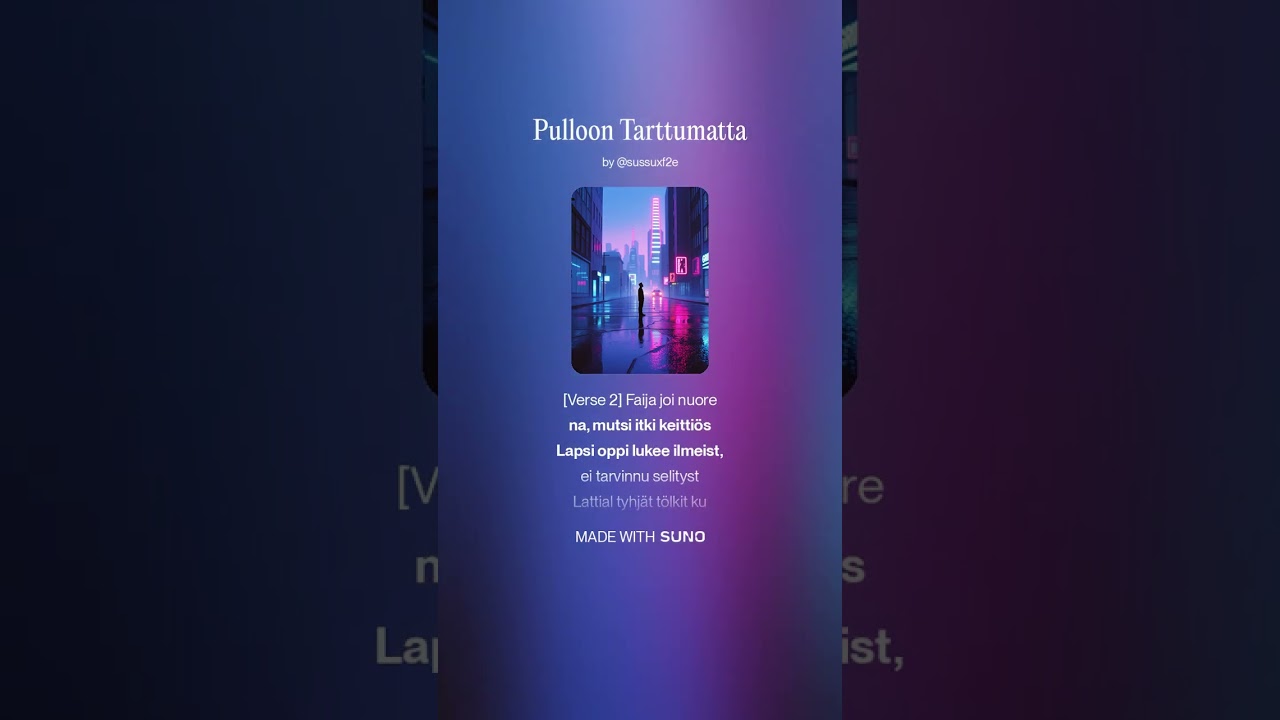 Sussux - pulloon tarttumatta #music 