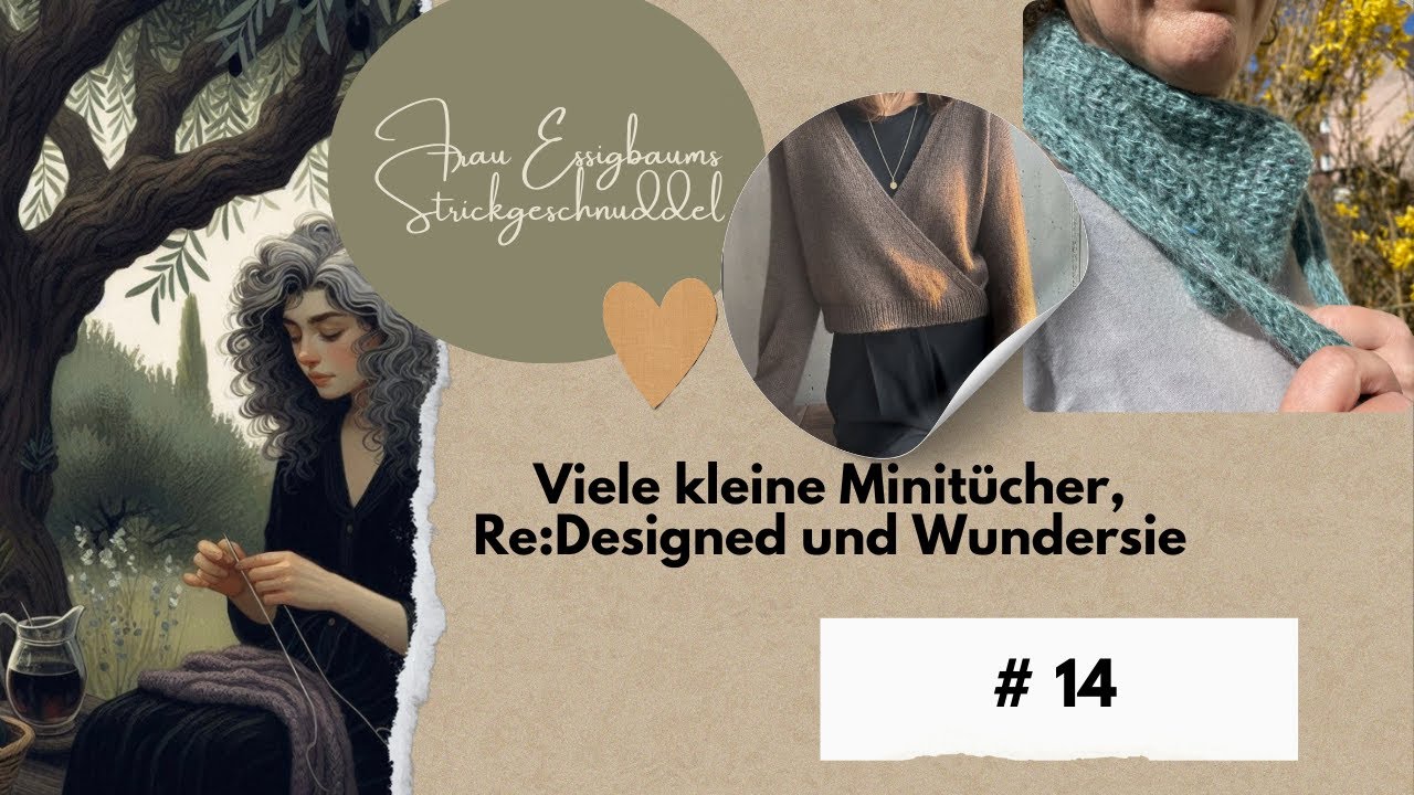 Strickgeschnuddel#14 viele kleine Minit&uuml;cher, Re:Designed und Wundersie