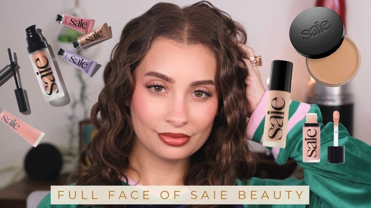 full face of Saie Beauty: first impressions
