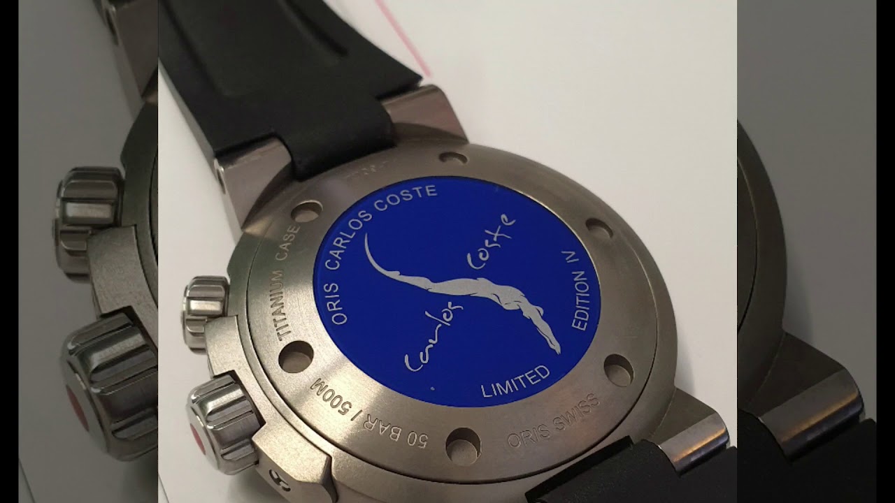 ORIS Diver 500M Titanium - Carlos Coste IV Limited Edition