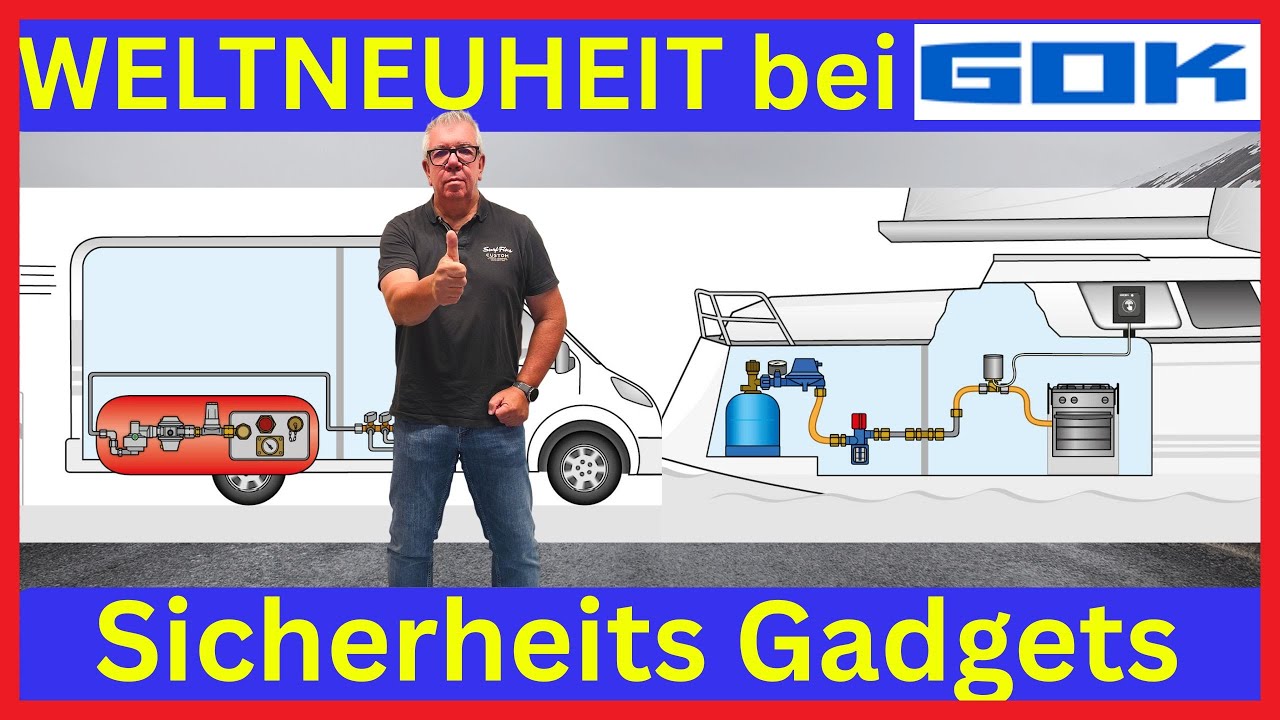CMT 2026 Weltneuheit bei GOK eletronischer Abschaltung des Gas im Wohnmobil neue Filter für Gastanks