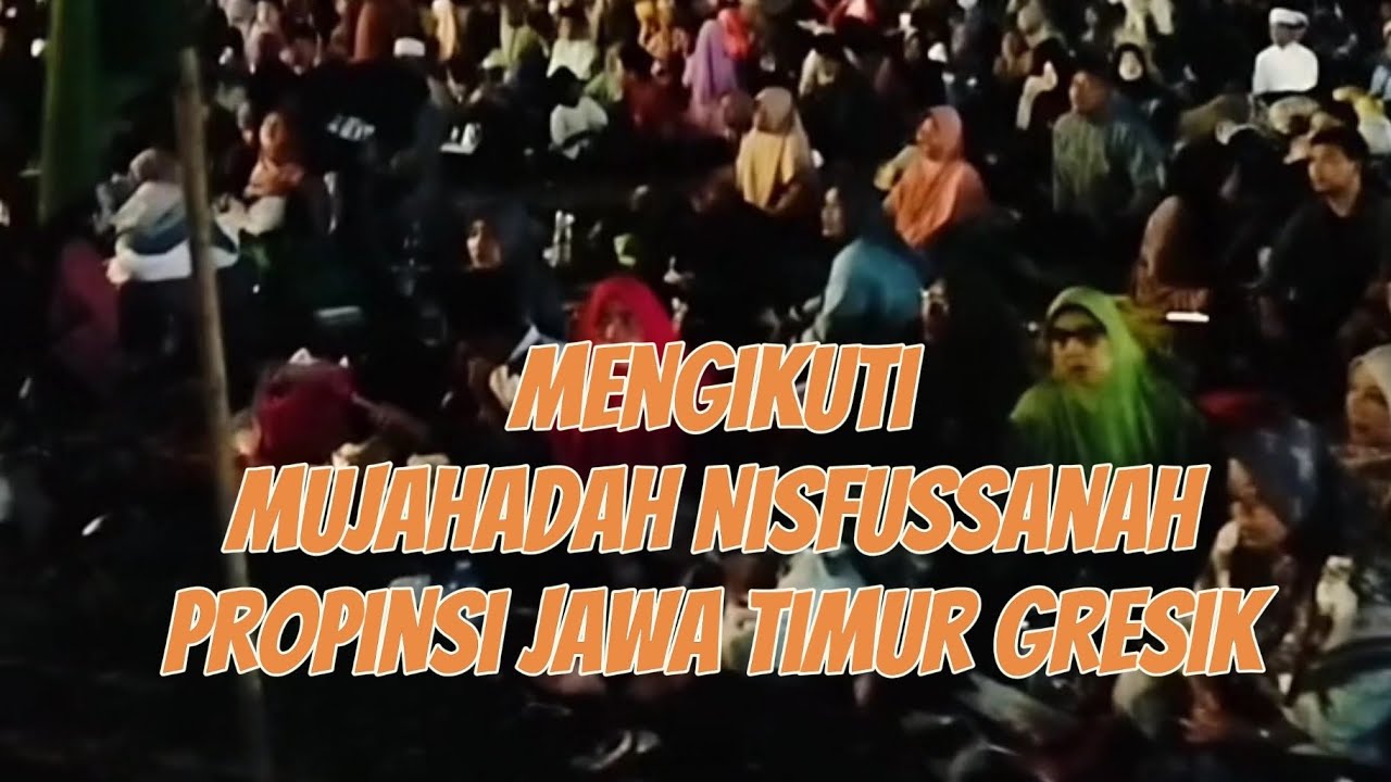 Mengikuti Mujahadah Nisfussanah Propinsi Jawa Timur Gresik #sholawatwahidiyah 