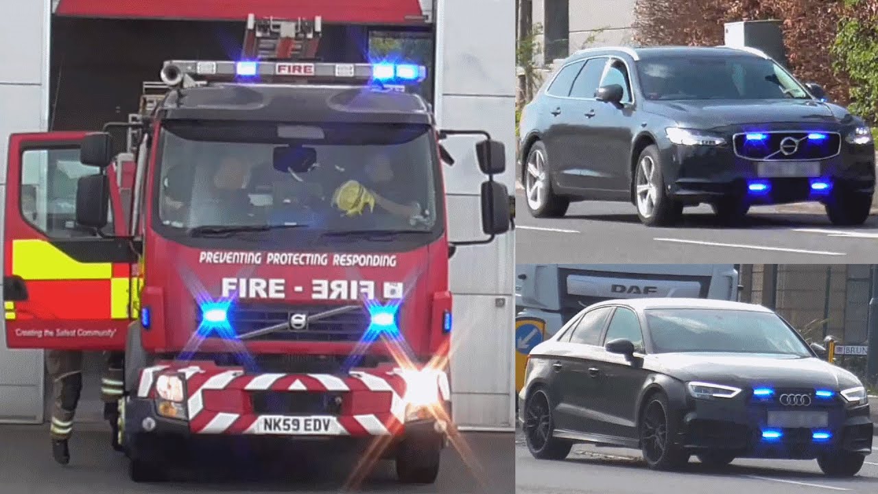 **RARE** Unmarked Police Cars At Speed! + Fire Engines and Ambulances Responding