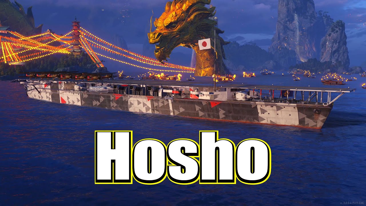 Meet The Hosho! Tier 3 Japanese Carrier (test) (World of Warships Legends Xbox One) X 4k