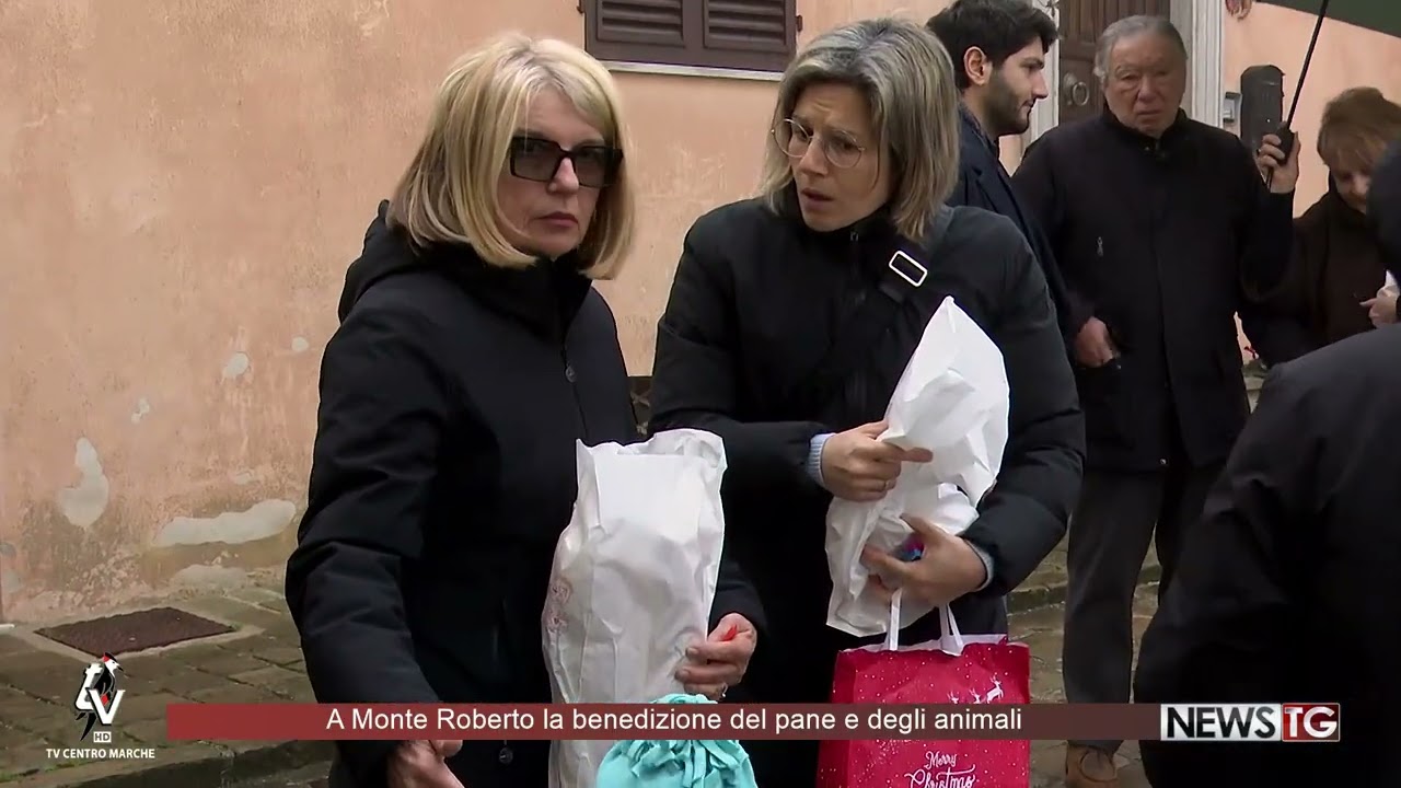 A Monte Roberto la benedizione del pane e degli animali