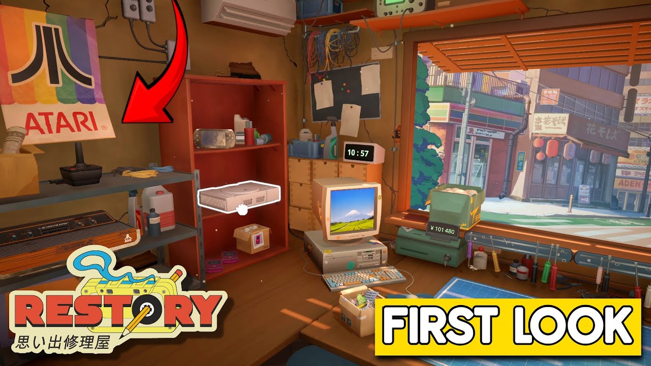 This 2000's Era Electronic Repair Shop Game Looks Promising!