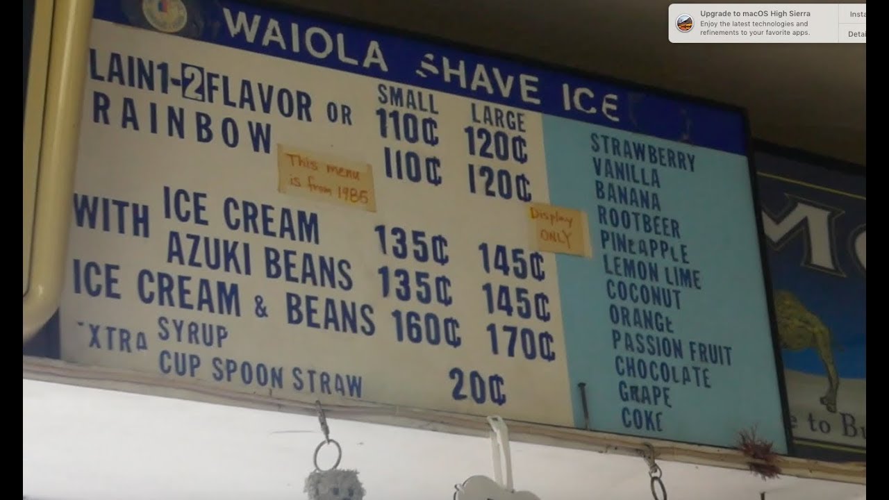 Oahu Grindz Episode 4 (Waiola Shave Ice)