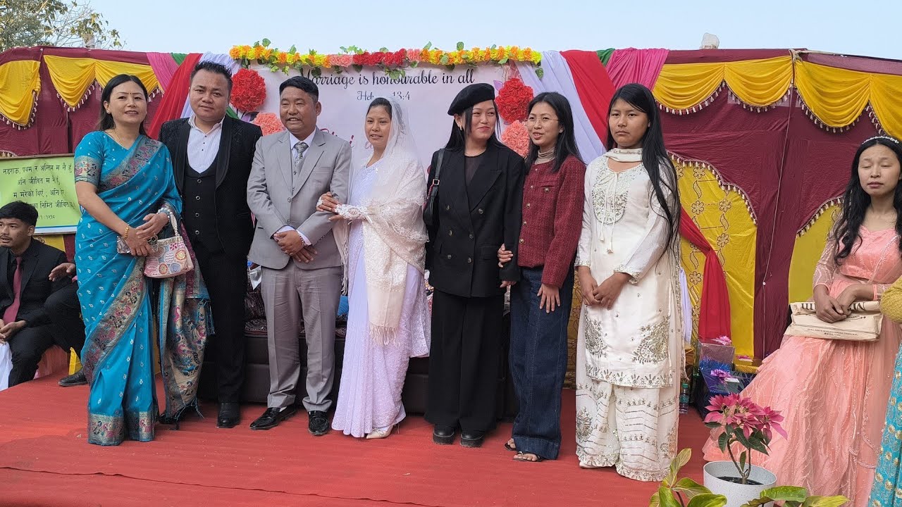 Jehovah Nissi, Namthang South Sikkim. Holy Marriage. Christian Wedding. Feb. 18: 2026