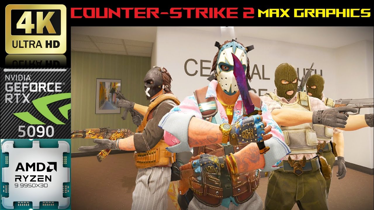 [4K] Counter Strike 2 - Nvidia RTX 5090 AMD Ryzen 9 9950x3D #gaming #cs2 #pc #cs #fyp #game #csgo