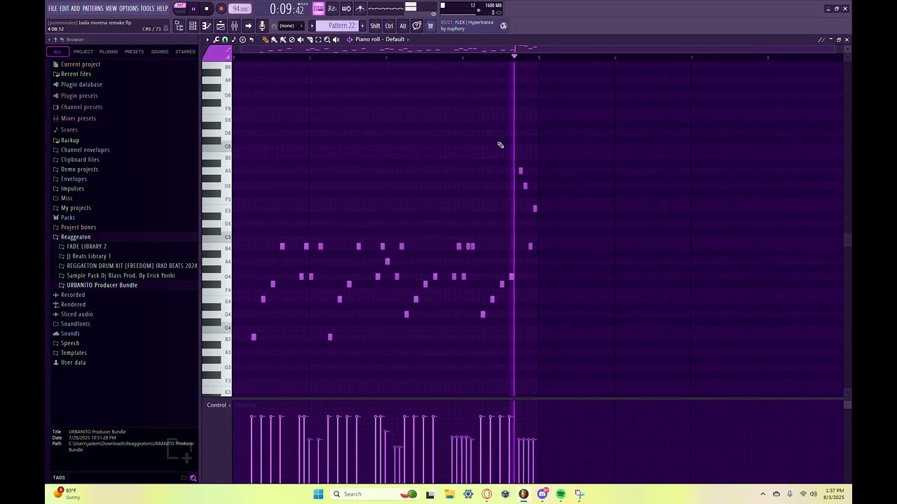 Hector & Tito - Baila Morena - Remix (FL Studio Remake)