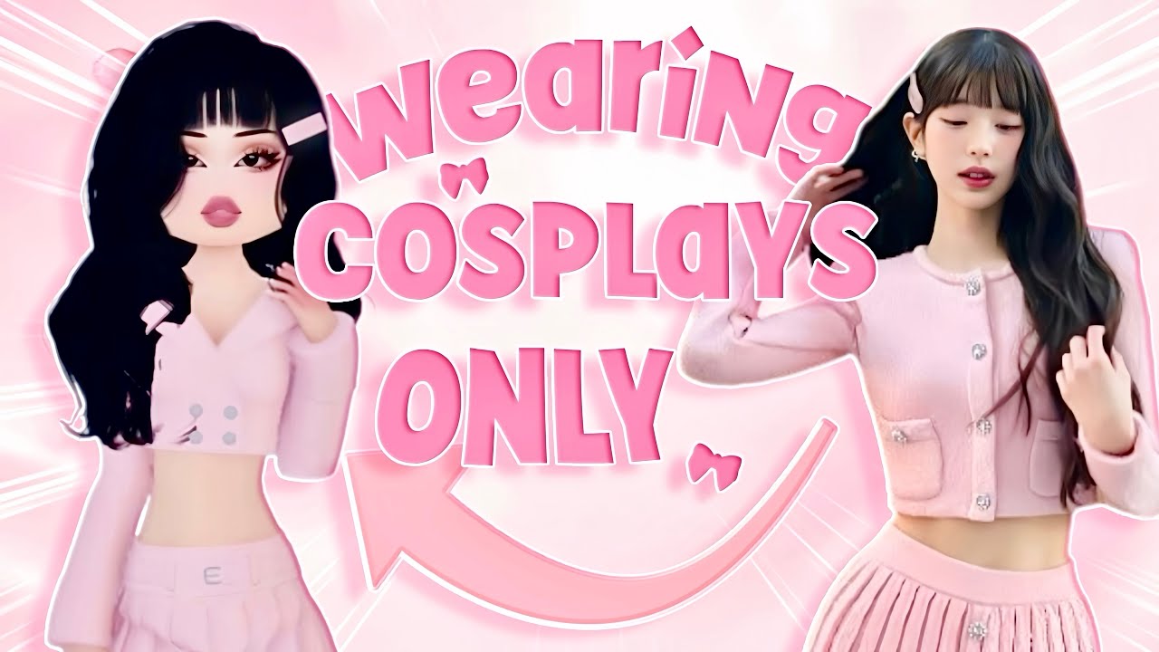 WEARING Only COSPLAYS In Dress To Impress!