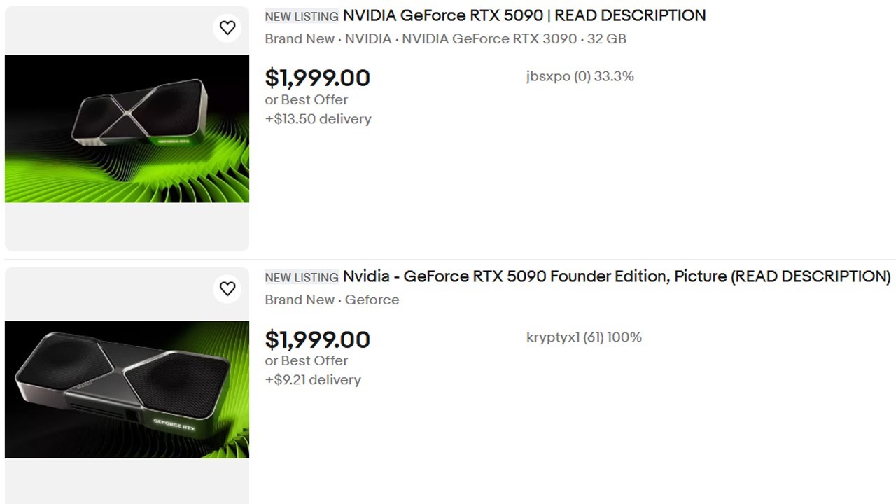 EBAYERS ARE FIGHTING BACK AGAINST NVIDIA RTX 5090 SCALPERS BY DOING THIS SIMPLE SCAM!!