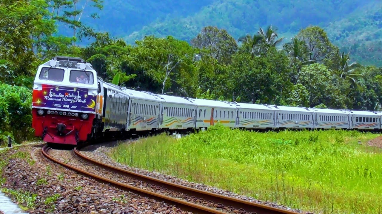 TOP‼️19 KERETA API PANJANG NAIK TURUN GUNUNG SPOT ESTETIK DENGAN PEGUNUNGAN
