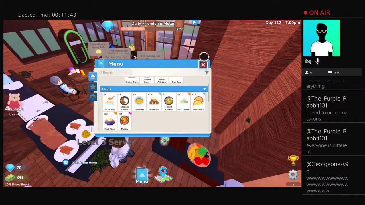Owning The Best Restaurant In Town! Roblox Restaurant Tycoon 3 Live