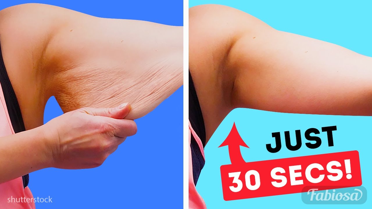 Flabby arms gone in just 30-secs arm workout