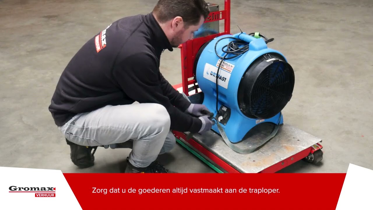 Gromax Verhuur traploper instructievideo