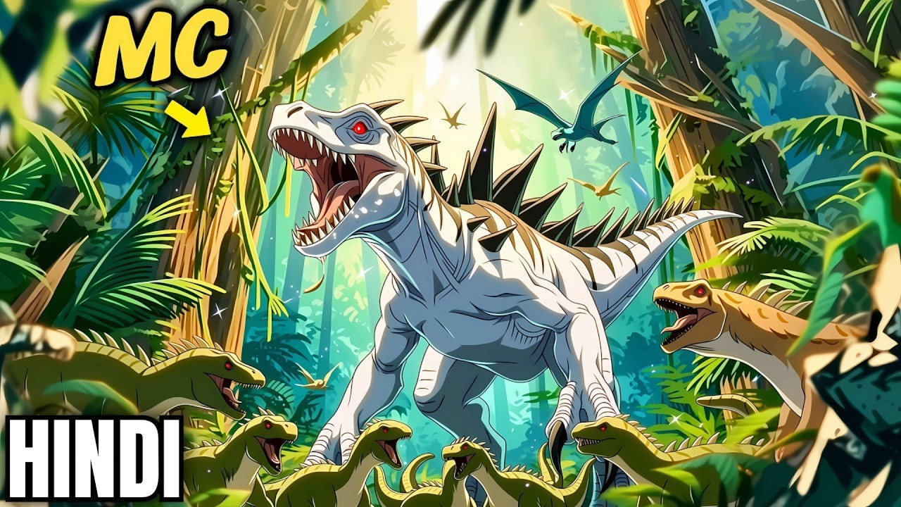 He Reincarnated as an Indominus Rex and Conquered Jurassic World With a Gene Fusion System!