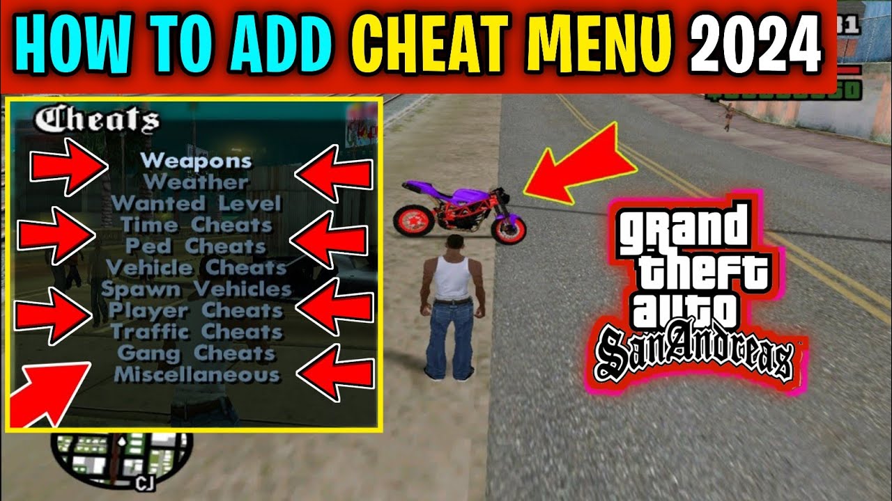 CHEAT MENU | How To Add Cheat Menu in GTA San Andreas | GTA San Andreas Cheat Menu | SHAKEEL GTA