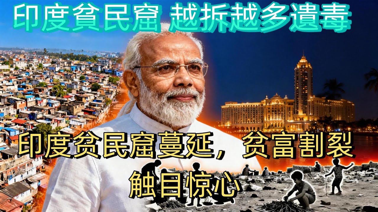 印度文明的反差：古城建下水道，今百萬人困於贫民窟