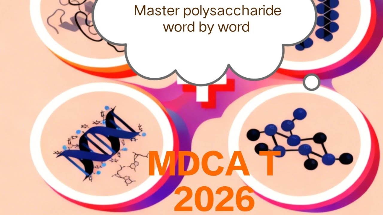 MedTitan-1 |Biomolecule 5 carbohydrate |Polysaccharide crystal clear explanation| MDCAT 2026|FSc Bio