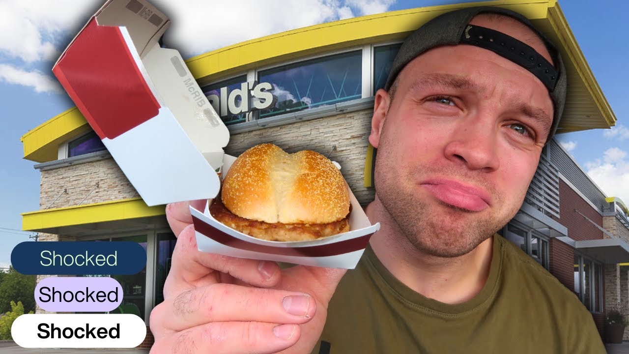 McDonald's McRib Burger Is Back In The UK 🇬🇧 Is it Worth All The Hype?