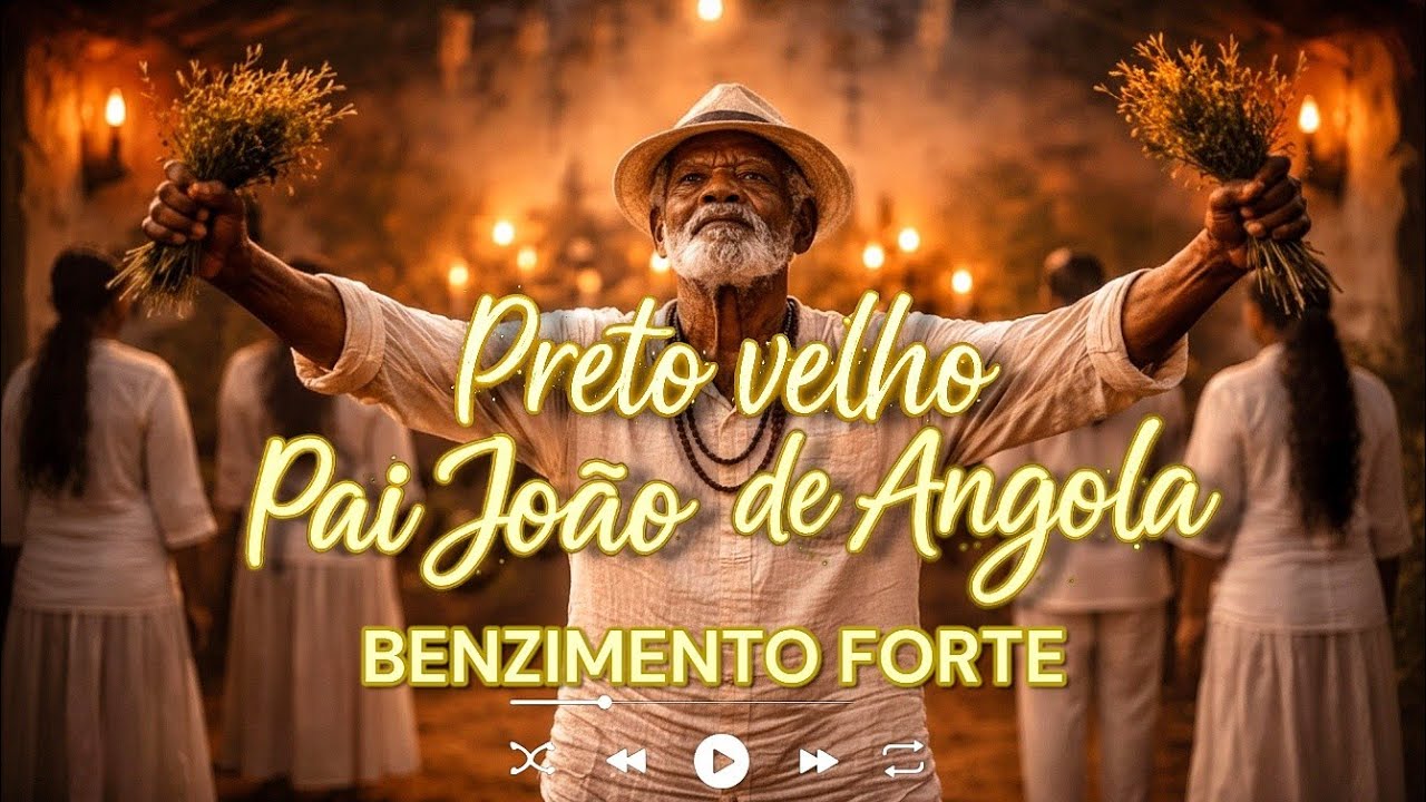 🌿 Preto velho Pai João de Angola – Benzimento Forte | Cura, Proteção e Limpeza Espiritual