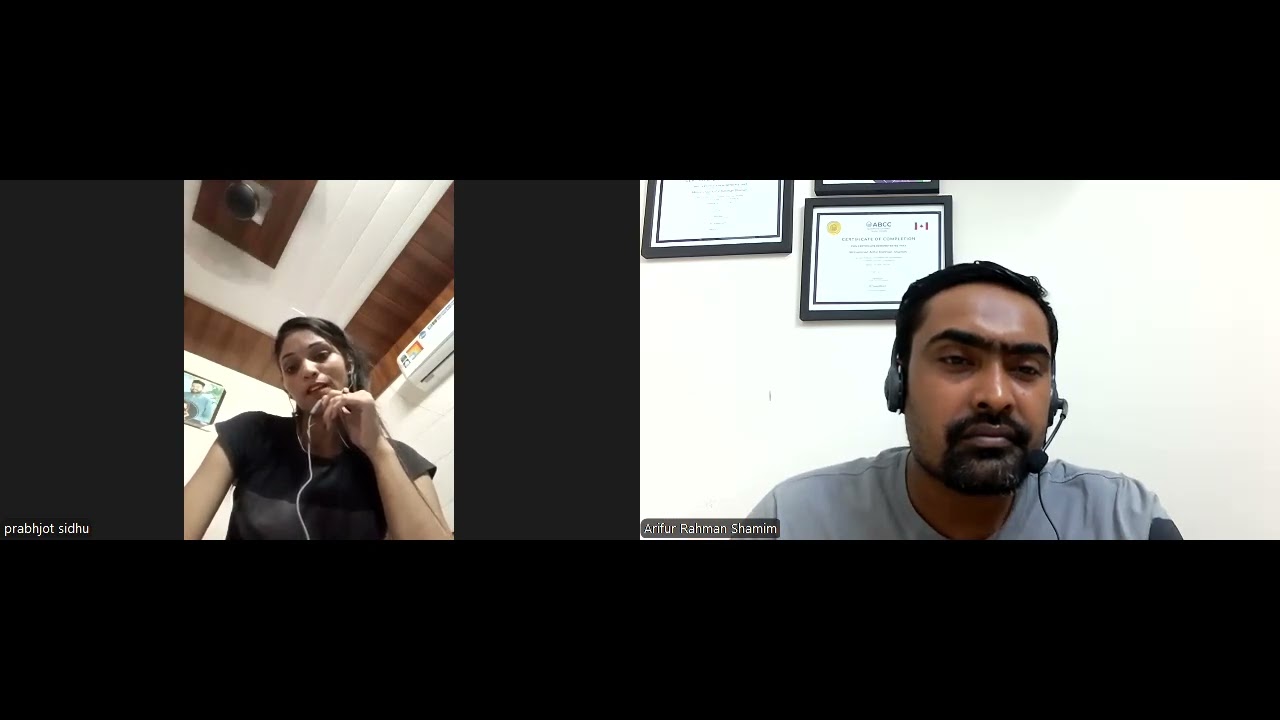 Pre-CAS interview - Suitable for BCU - Indian student - Arifur Rahman