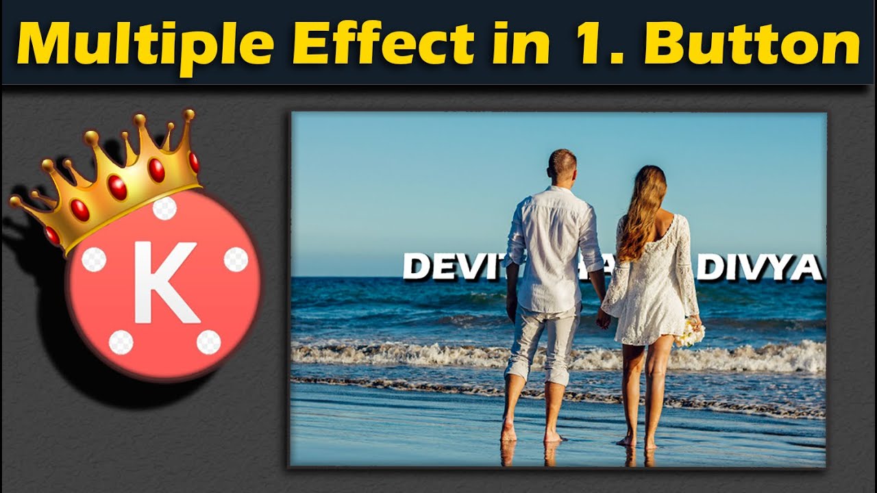 how to use Magic button in kinemaster/make multiple effect in on button on  kinemastre/video editing