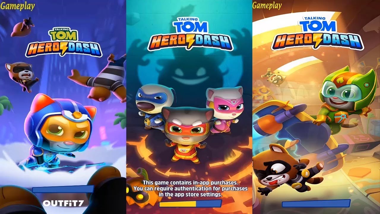 Talking Tom Hero Dash New Update 2025 New Character SUPER BECCA VS SUPER TROOPER TOM MIDNIGHT GINGER