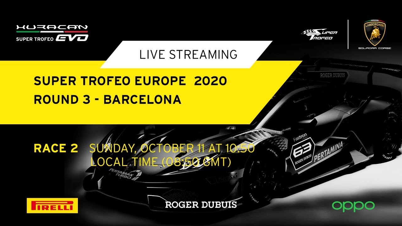 Lamborghini Super Trofeo Europe 2020 - Barcelona, Race 2